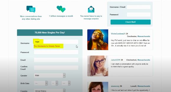 pof username search free