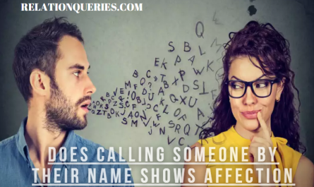 calling someone by their name shows affection