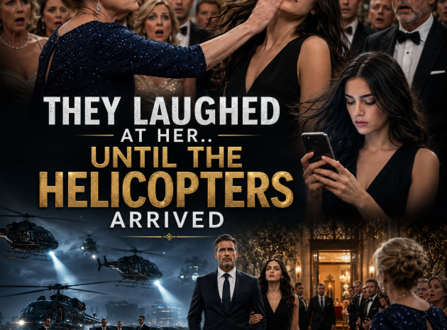 THEY LAUGHED AT HER… UNTIL THE HELICOPTERS ARRIVED
