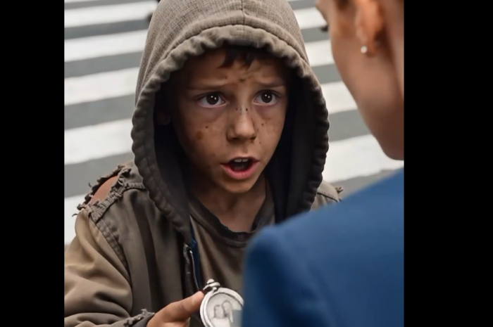 She Screamed at a Homeless Boy… Until She Opened the Locket